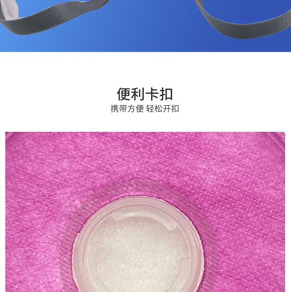 汉盾劳保用品 FB2091 KP100颗粒物滤棉 红色