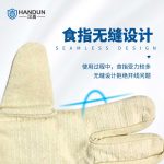 汉盾劳保用品 G09 加厚24线双层帆布手套